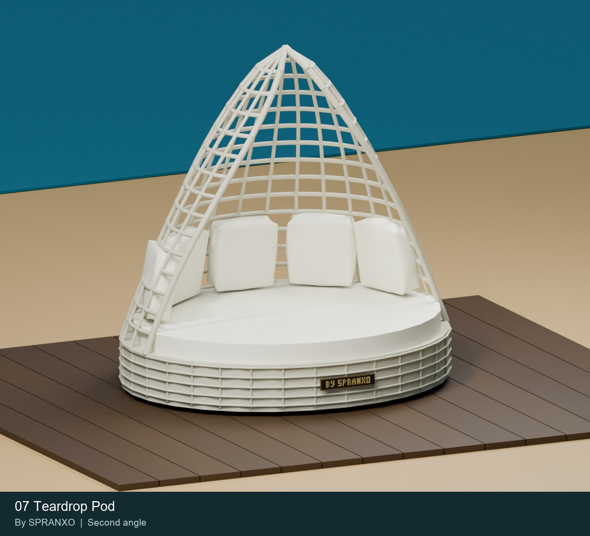 Download 3DXChat Pool Prop: Teardrop_Pod | 3DX World