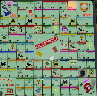 SNL Monopoly Board by DocMarcelo - 3DXChat Themed Room Download | 3DX World