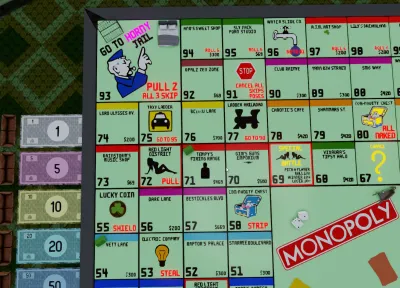 SNL Monopoly Board by DocMarcelo - 3DXChat Themed Room Download | 3DX World